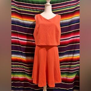 The Limited Coral Textured Dress